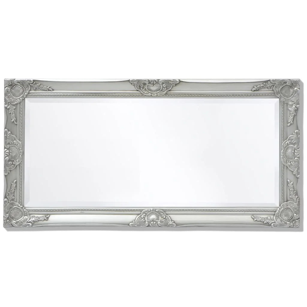 Miroir mural baroque 100 x 50 cm — cadre en bois sculpté (vue 5) - Nesty