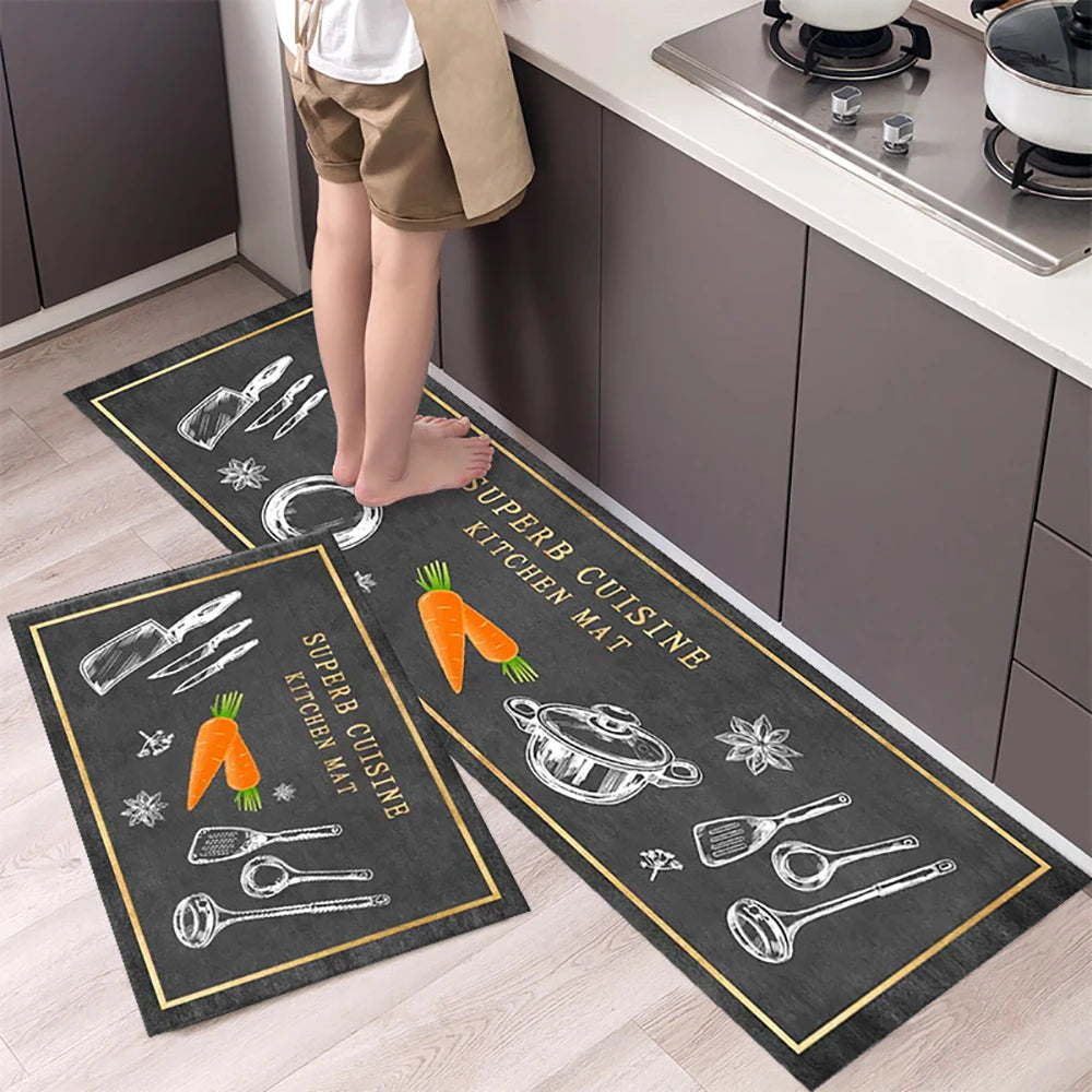 Tapis de chevet long en acrylique — uni et absorbant - Nesty (vue 7)