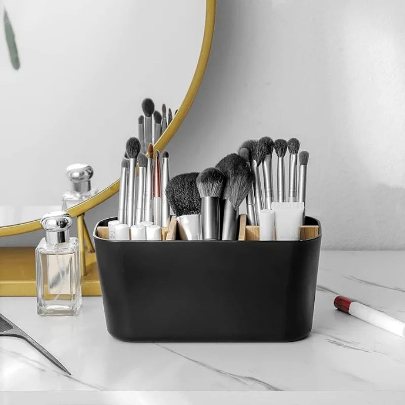 Organisateur de salle de bain à séparateurs en bambou - Nesty (vue 2)