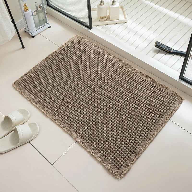 Tapis de bain gaufré, absorbant et antidérapant - Nesty (vue 7)