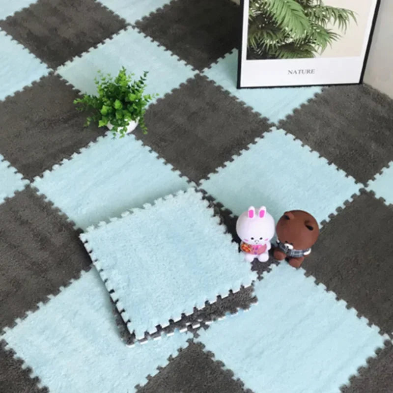 Tapis puzzle moelleux pour enfant — dalles à assembler - Nesty (vue 23)