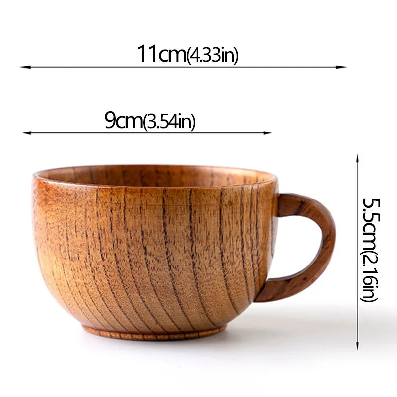 Tasse en bois avec anse Nesty - Modèle artisanal (vue 15)