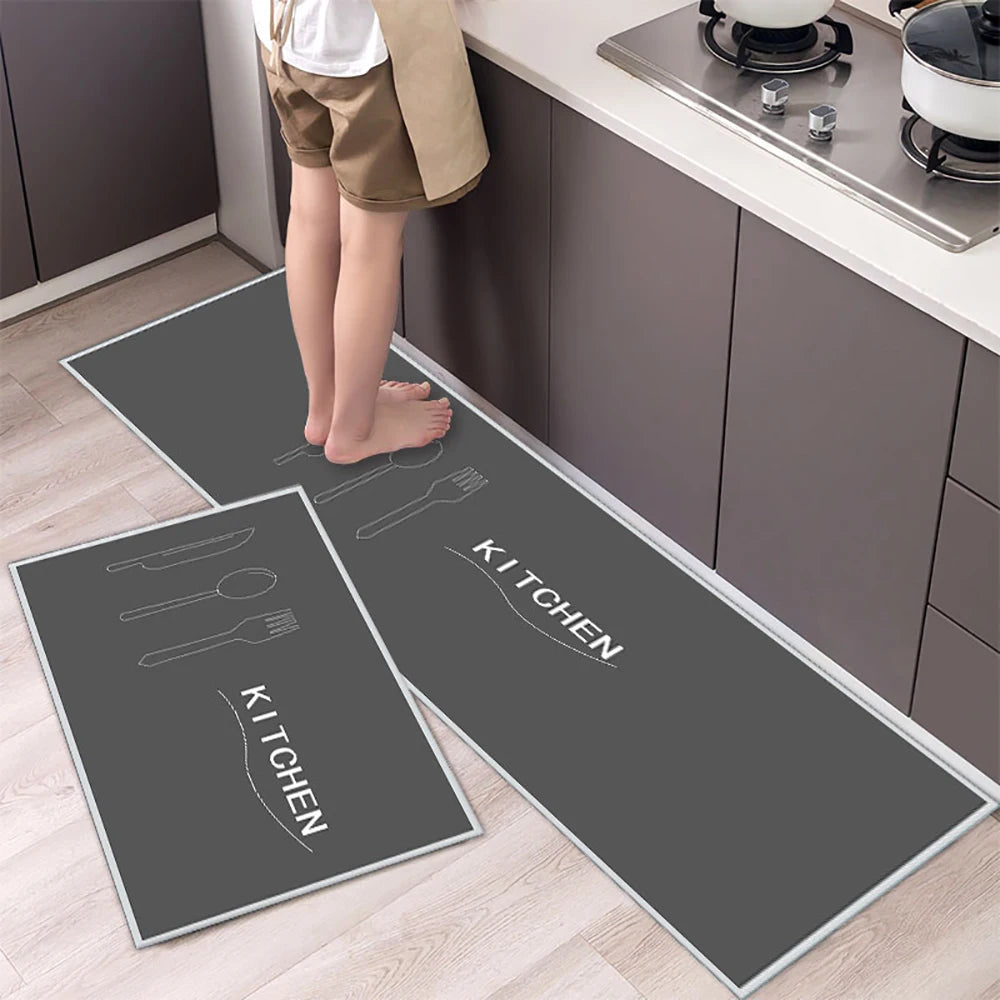 Tapis de chevet long en acrylique — uni et absorbant - Nesty (vue 8)