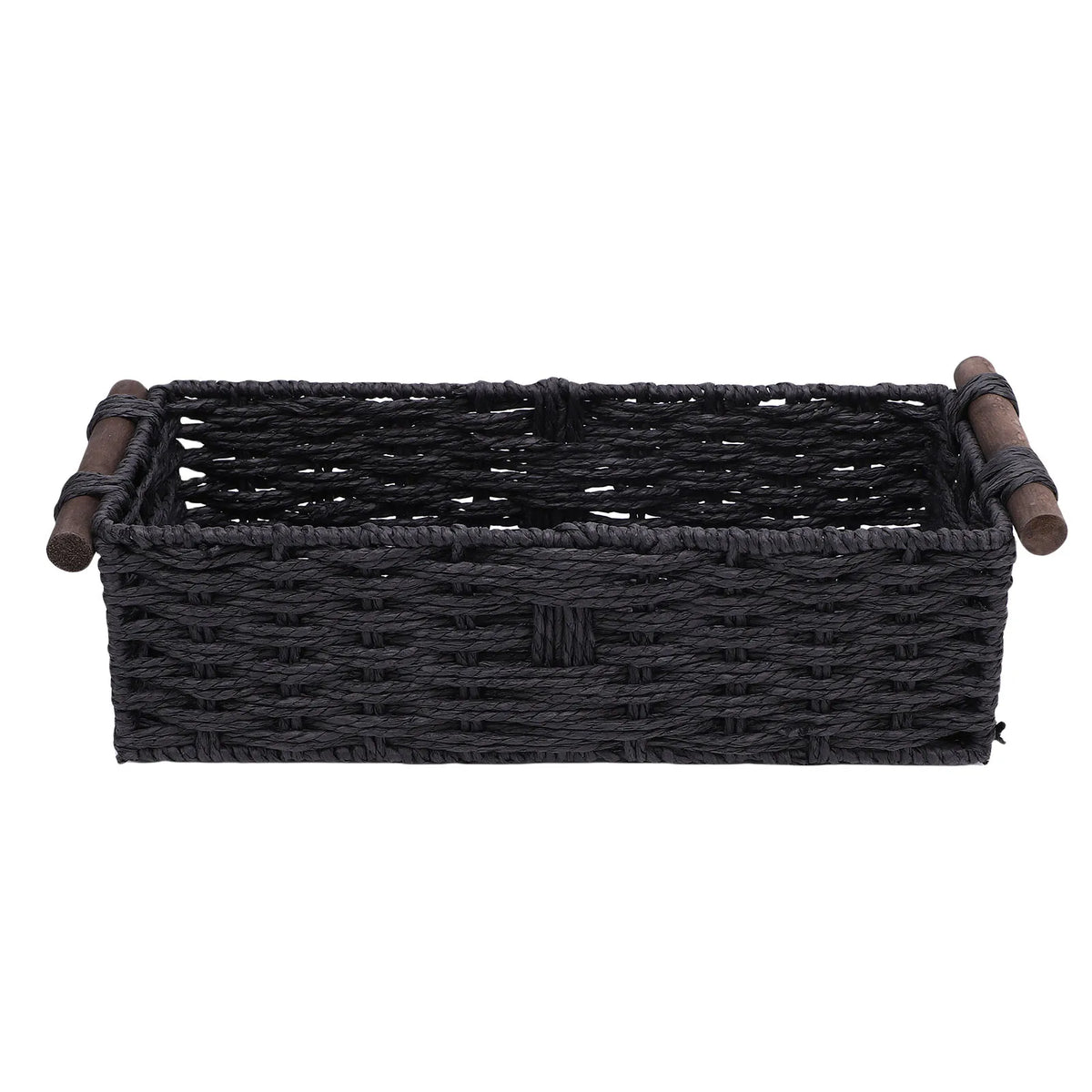 Panier de rangement tressé en corde de papier, 35x15x10cm - Nesty (vue 6)