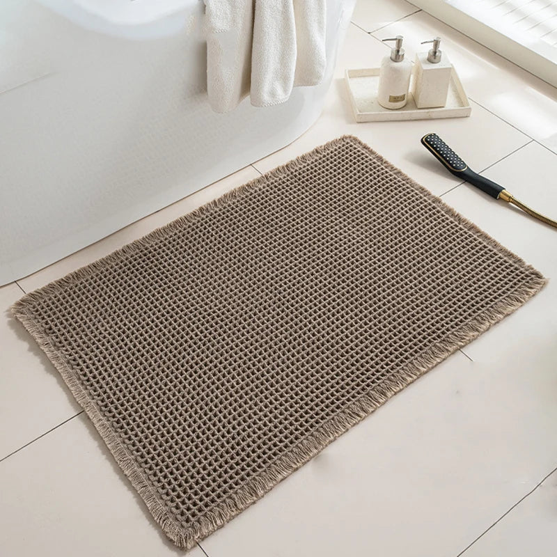 Tapis de bain gaufré, absorbant et antidérapant - Nesty (vue 4)