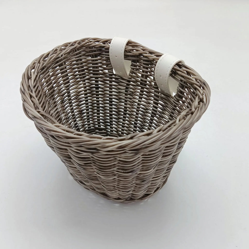 Panier de rangement tressé effet rotin, plastique multi-usages (vue 15) - Nesty