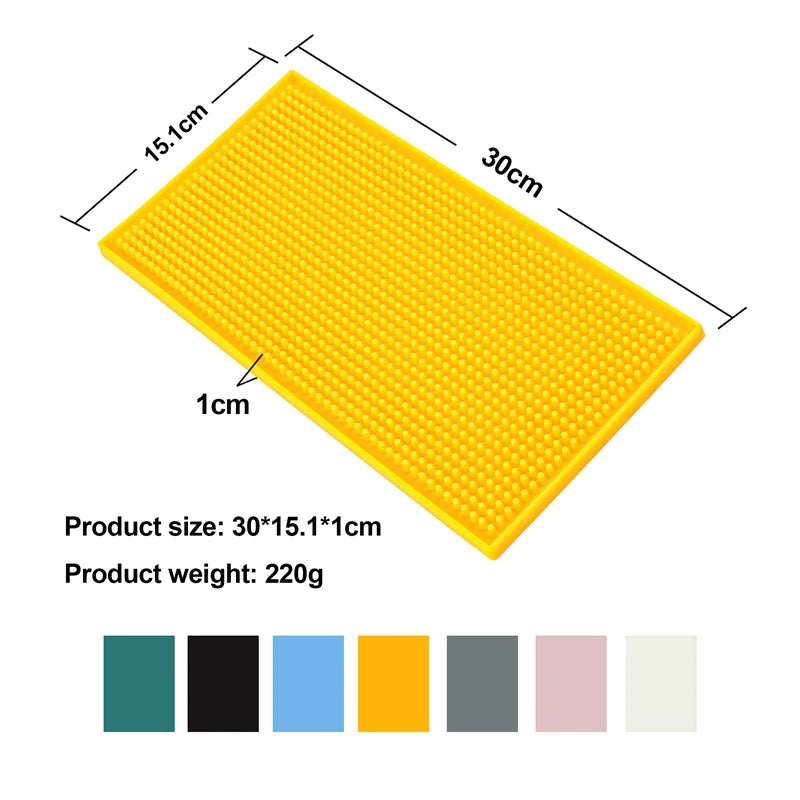 Tapis de bar en silicone épais, anti-éclaboussures (vue 16) - Nesty