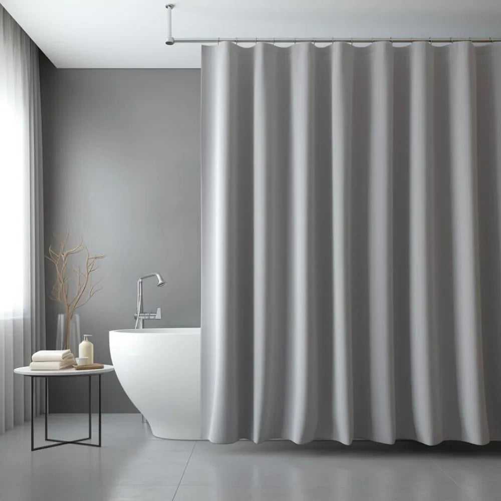 Rideau de douche épais grand format — 230 x 200 cm, plusieurs coloris - Nesty (vue 2)