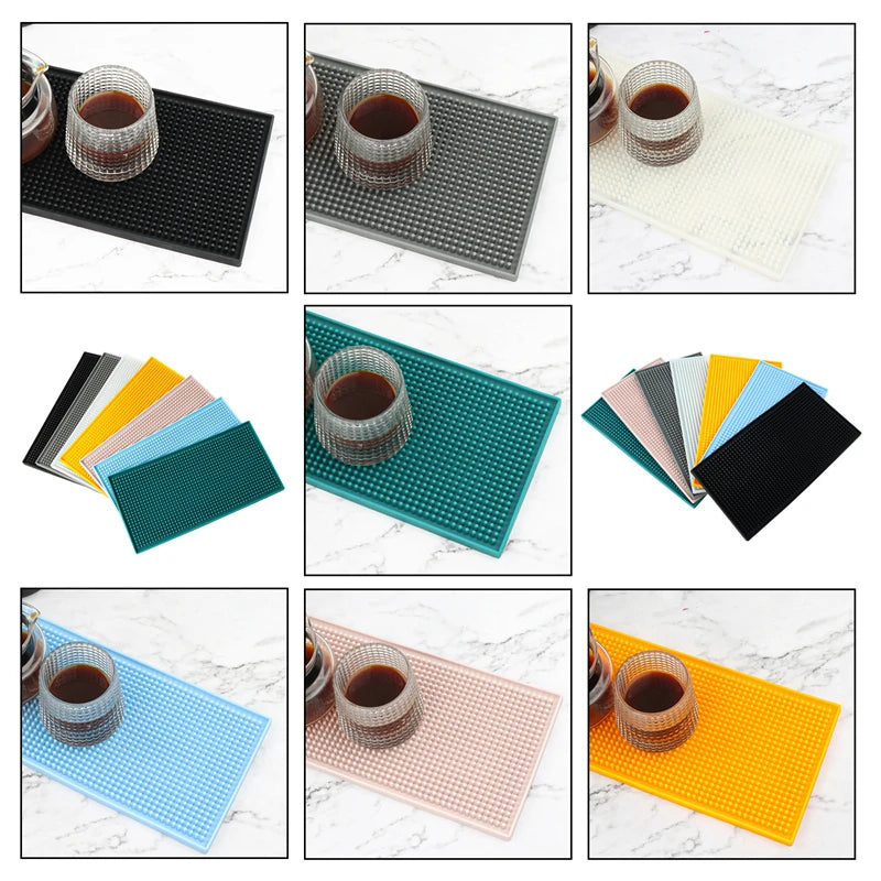 Tapis de bar en silicone épais, anti-éclaboussures (vue 5) - Nesty