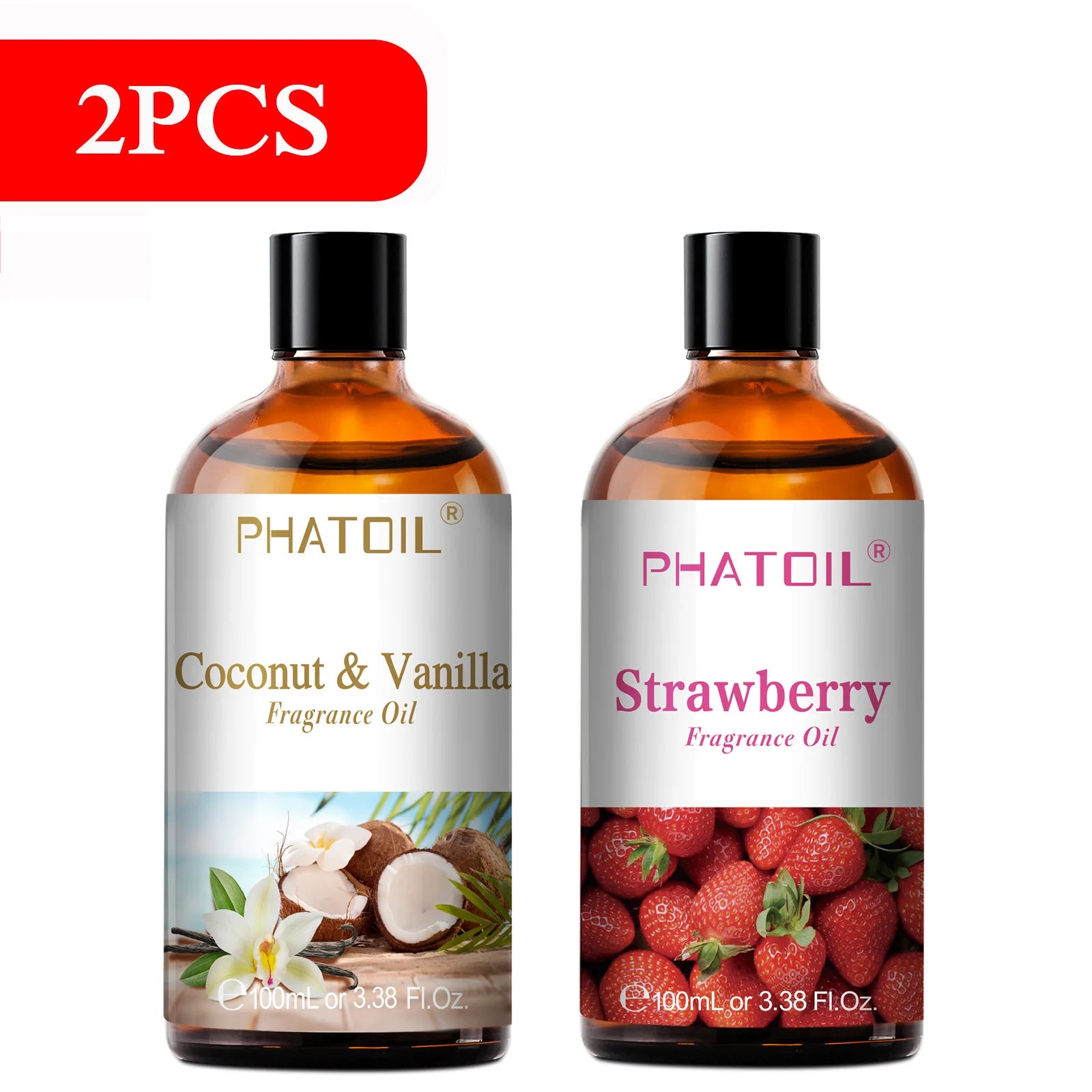 Huile parfumée d'aromathérapie Nesty - Coco, vanille et fraise (vue 17)