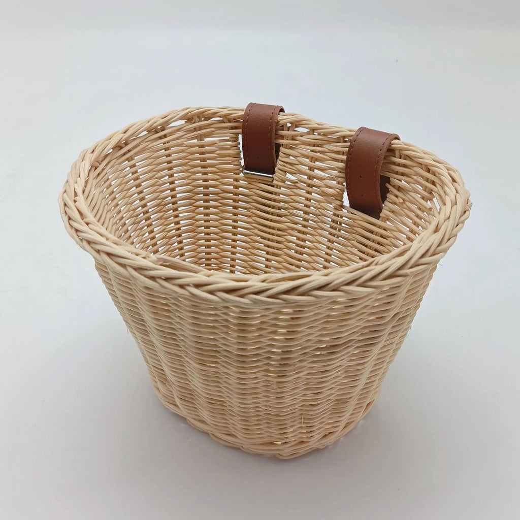 Panier de rangement tressé effet rotin, plastique multi-usages - Nesty (vue 13)