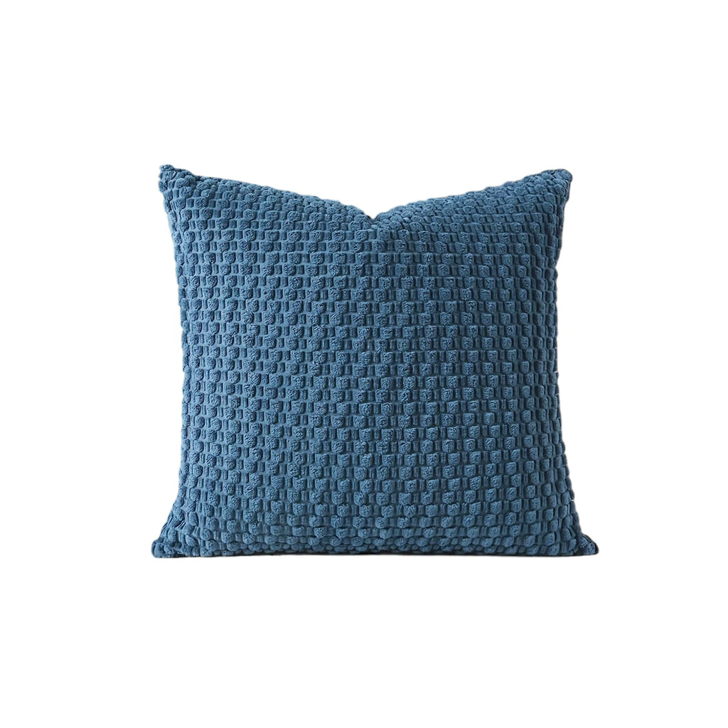 Housse de coussin réversible en velours côtelé Nesty - Carré, ton neutre (vue 7)