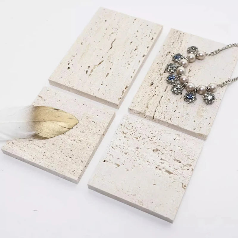 Vide-poche en travertin — esprit wabi-sabi (vue 5) - Nesty