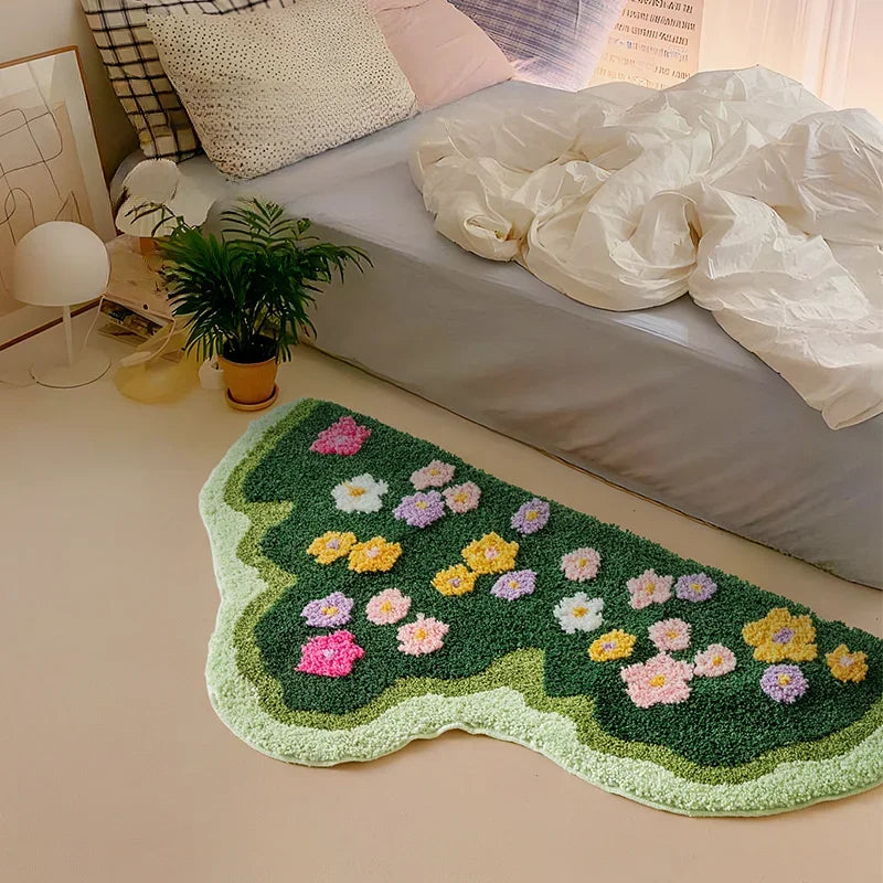 Tapis de chevet forme libre Nesty - Tapis moelleux irrégulier (vue 7)