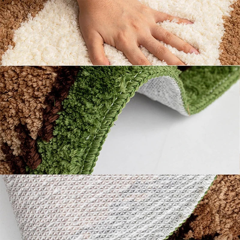 Tapis de chevet long illustré chat Nesty - Pour chambre d'enfant (vue 5)