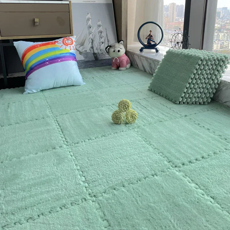 Tapis puzzle moelleux pour enfant — dalles à assembler - Nesty (vue 16)