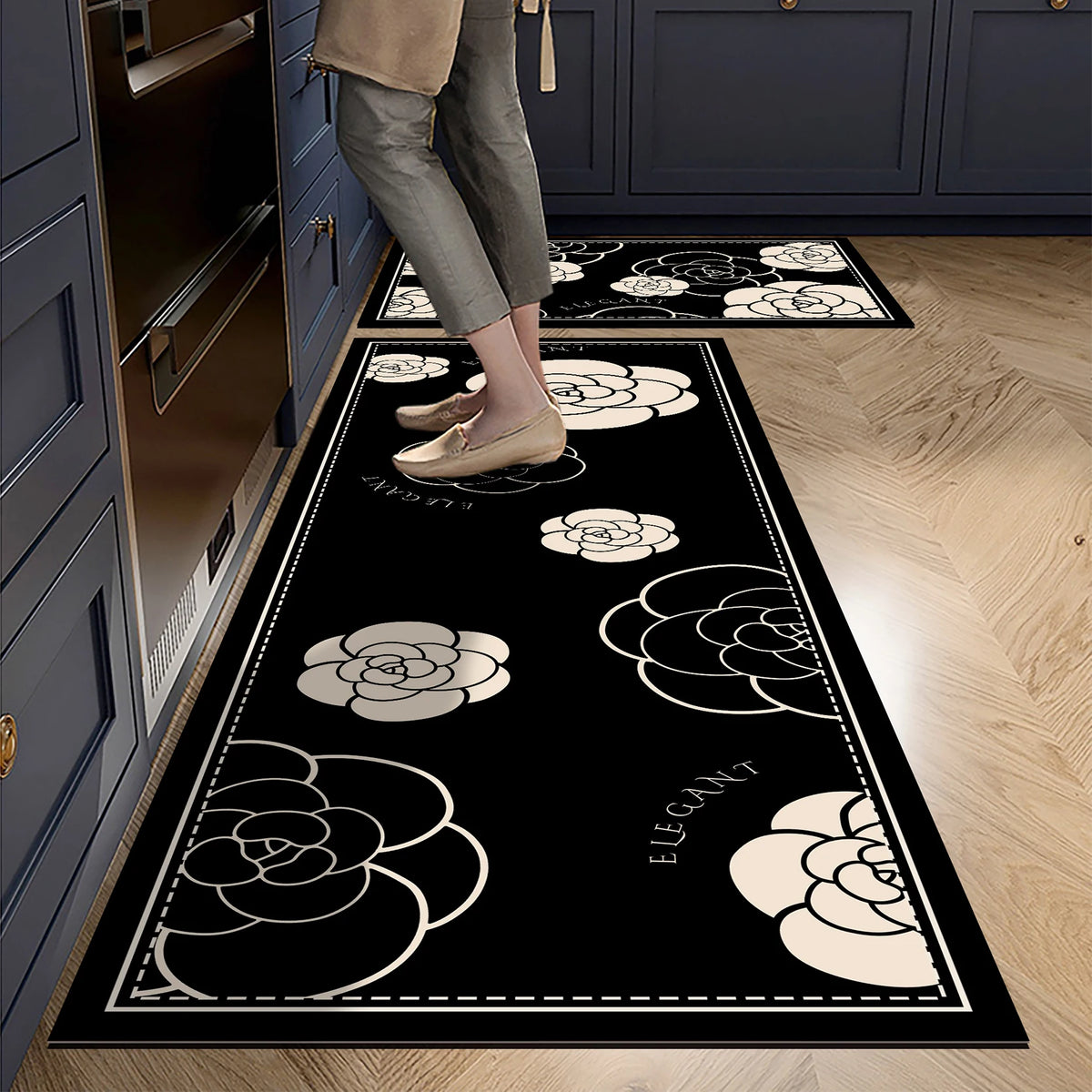 Tapis de cuisine long en velours cristal (vue 8) - Nesty