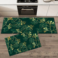 Tapis de cuisine à motif feuillage Nesty - Tapis long absorbant (vue 6)