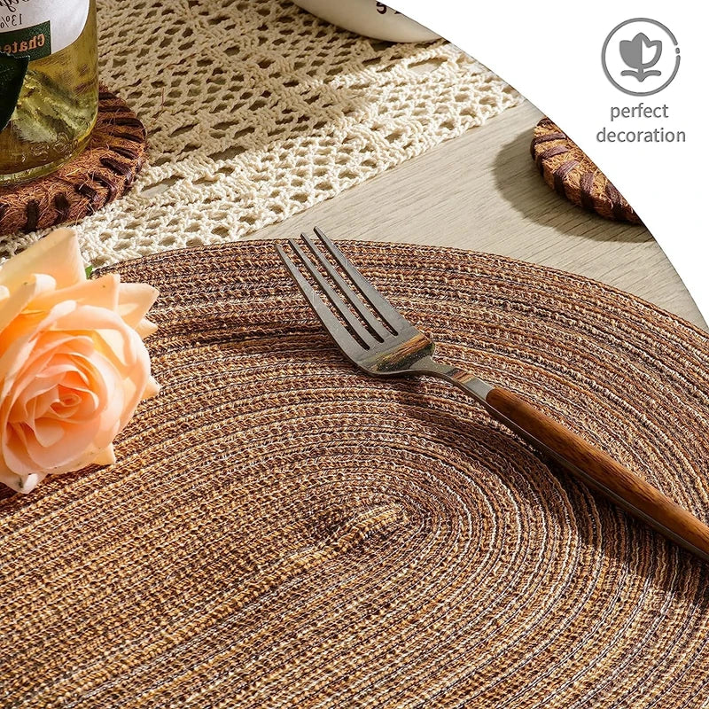 Sets de table ovales tressés Nesty - Lot modulable (vue 6)