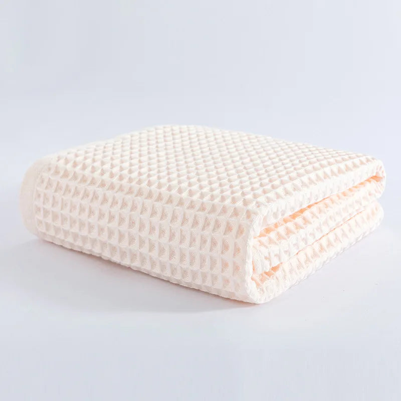 Serviette en coton gaufré nid d'abeille - Nesty (vue 8)