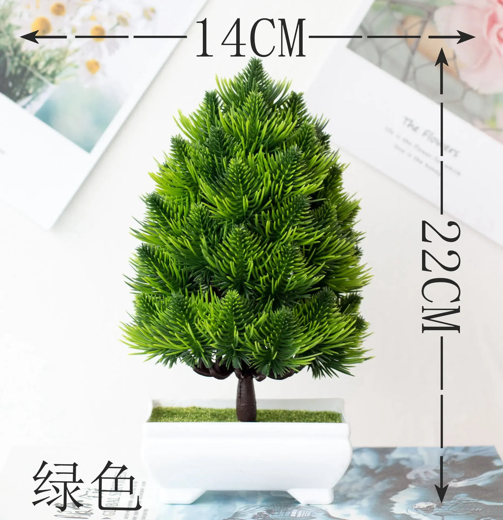 Bonsaï artificiel en pot Nesty - Petit arbre pour maison et jardin (vue 12)