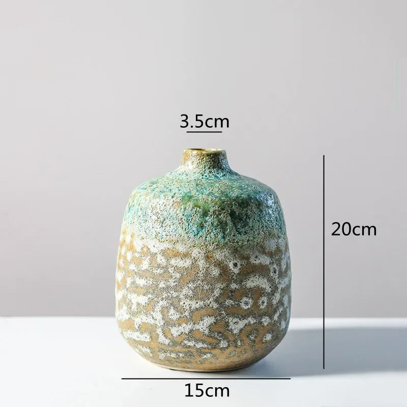 Vase en céramique effet bulles, dégradé de couleur (vue 9) - Nesty