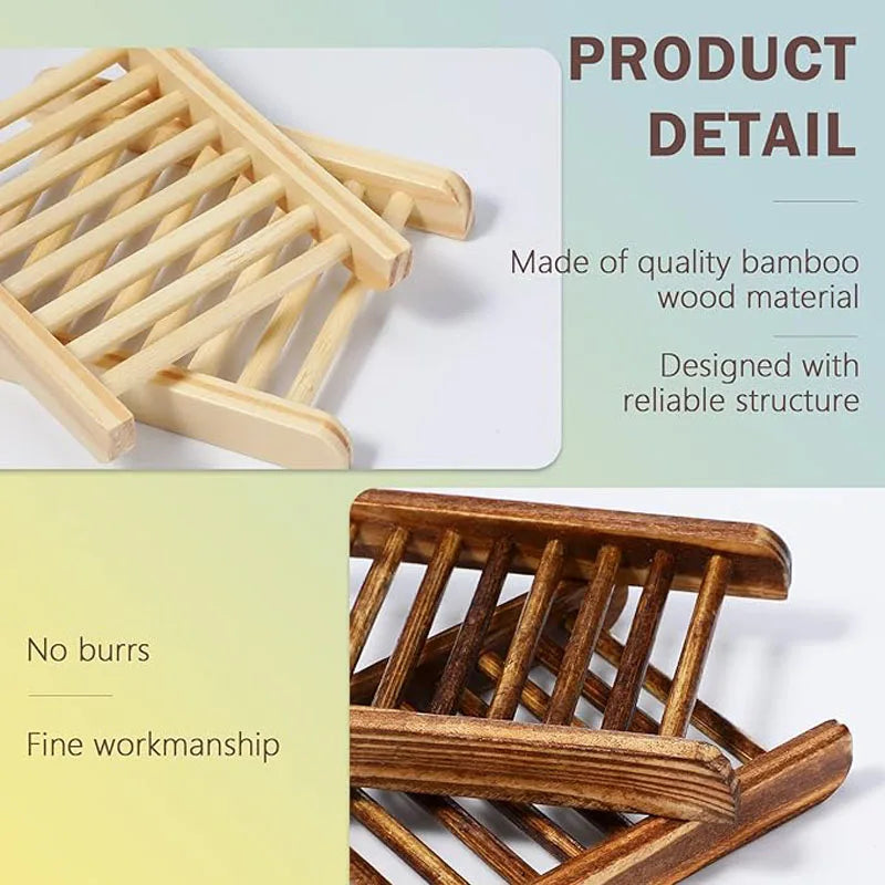 Porte-savon en bambou — design escalier, séchage naturel - Nesty (vue 3)