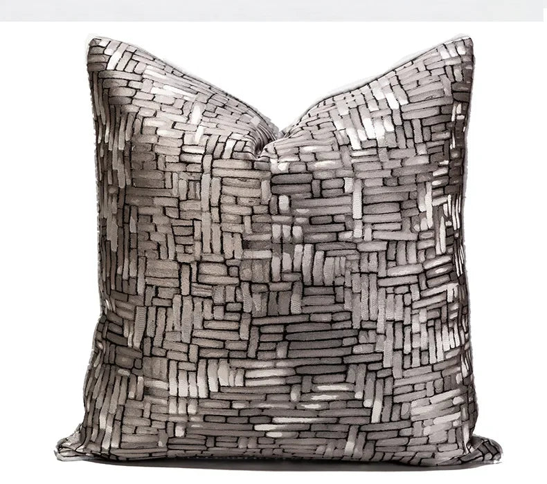 Housse de coussin jacquard Nesty - Plusieurs formats et coloris (vue 13)