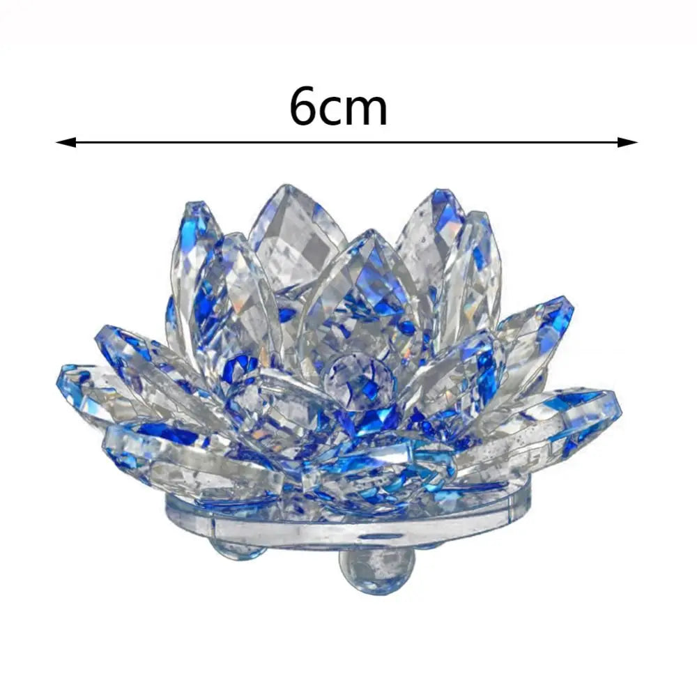 Fleur de lotus en cristal Nesty - Objet feng shui pour une décoration apaisante (vue 6)