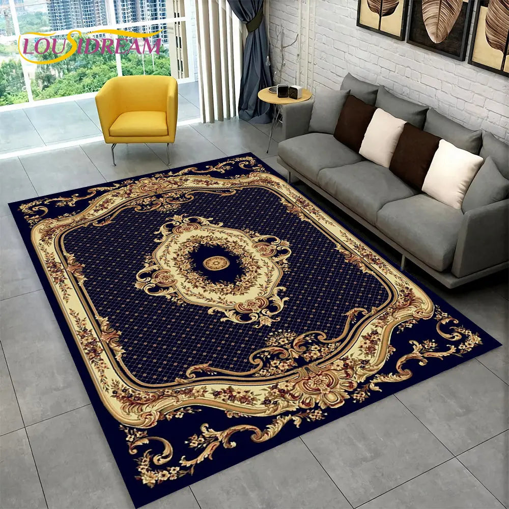 Tapis bohème multicolore pour salon et chambre - Nesty (vue 7)