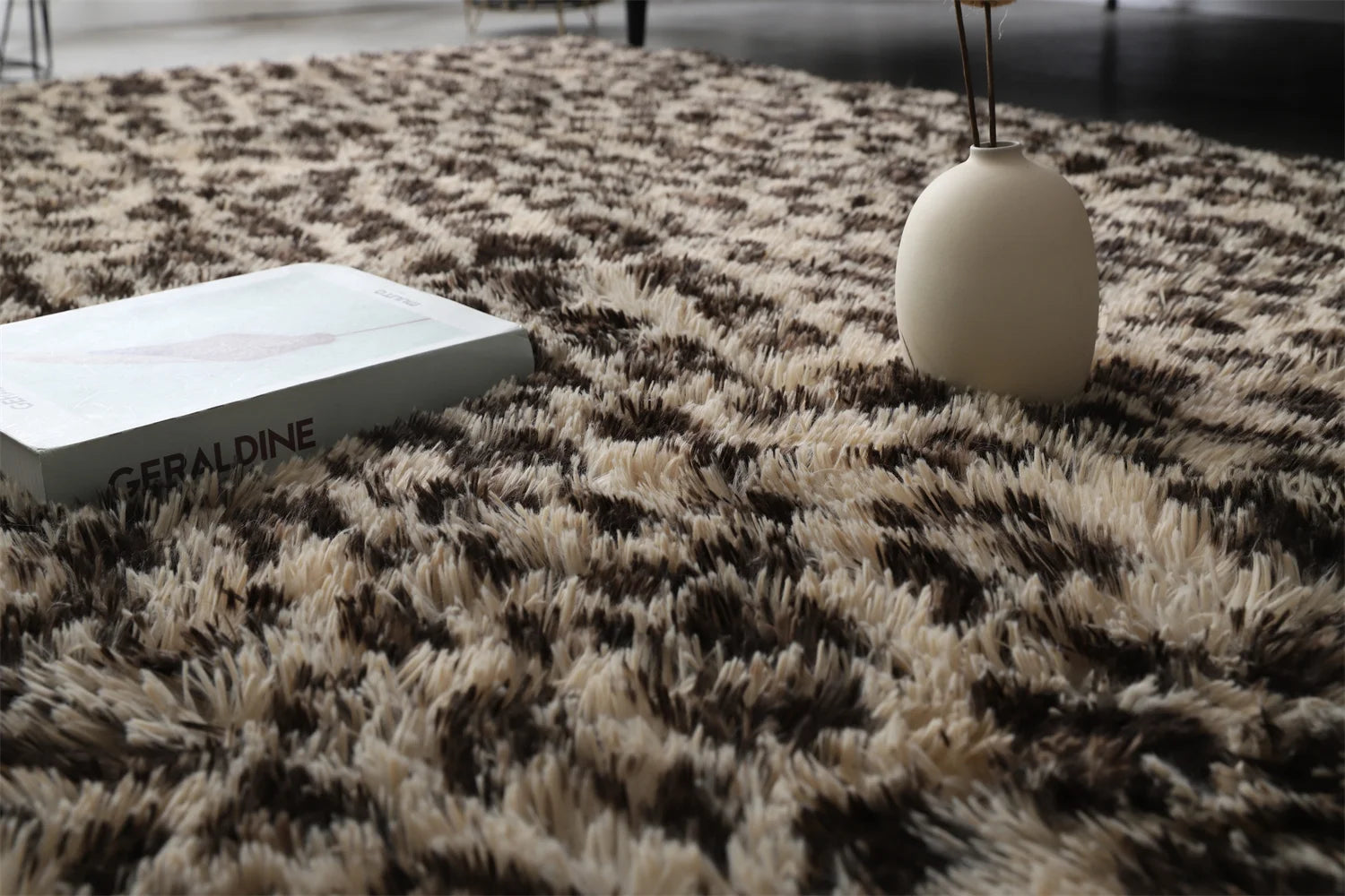 Tapis shaggy moelleux — plusieurs motifs (vue 5) - Nesty