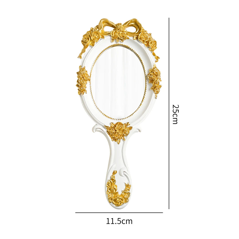 Miroir à main baroque en résine — style rétro (vue 7) - Nesty