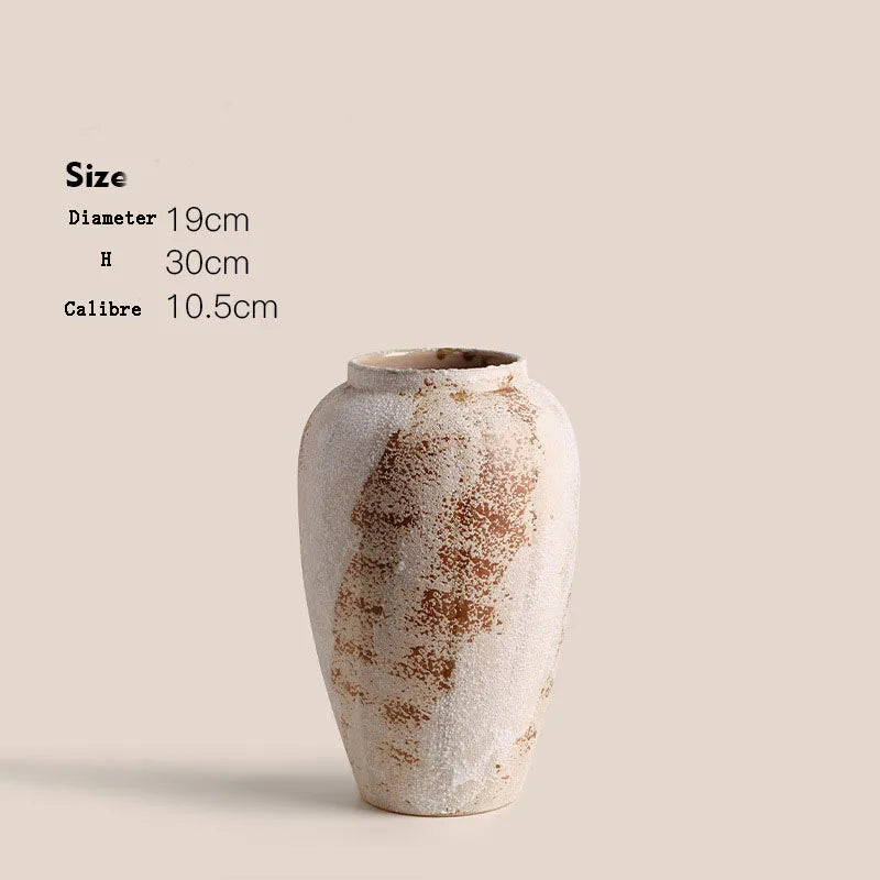 Jarre en céramique artisanale, style wabi-sabi (vue 7) - Nesty
