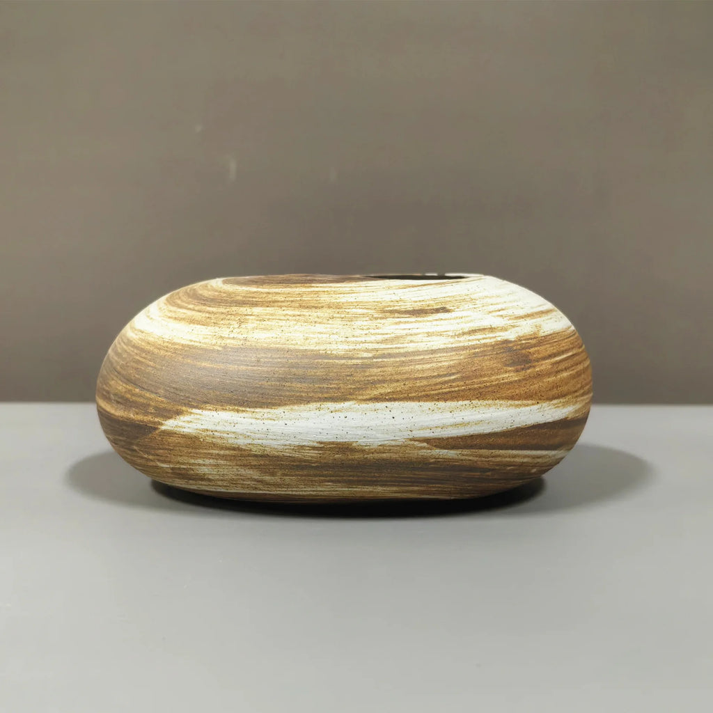 Vase en céramique brute — petit format esprit zen (vue 10) - Nesty
