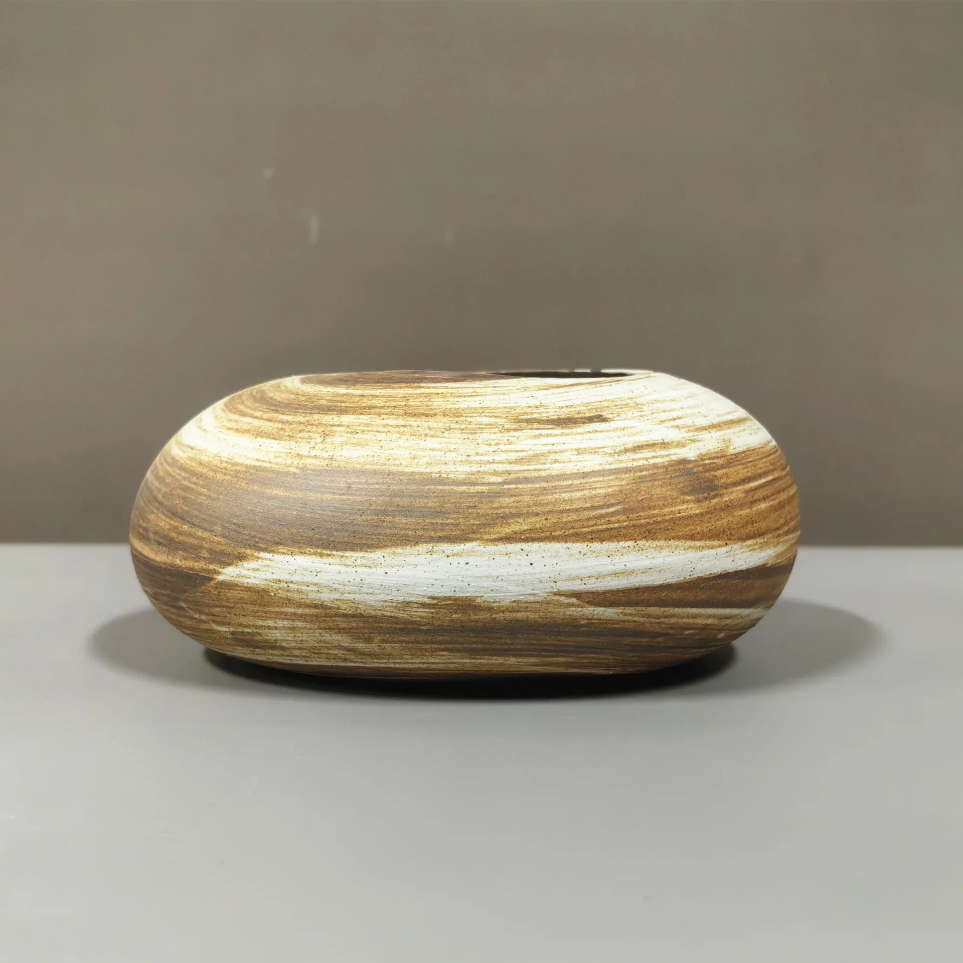 Vase en céramique brute — petit format esprit zen (vue 10) - Nesty