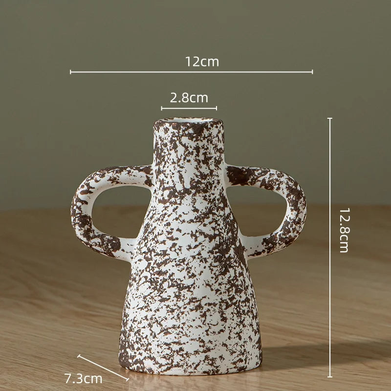 Vase en céramique motif tacheté, terrarium décoratif - Nesty (vue 14)