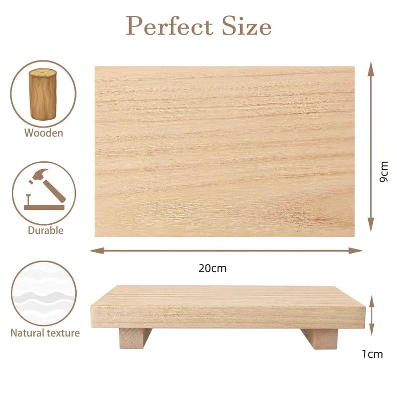 Piédestal en bois Nesty - Présentoir pour savon ou bougie (vue 5)