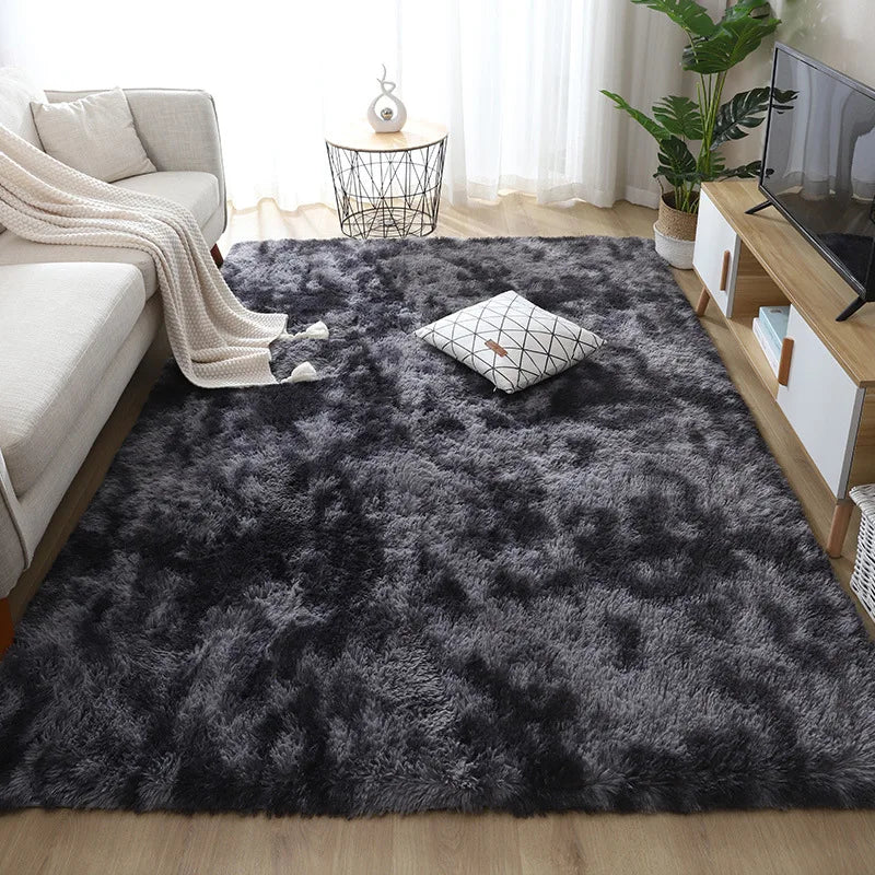 Tapis moelleux à motif géométrique Nesty - Style nordique (vue 7)