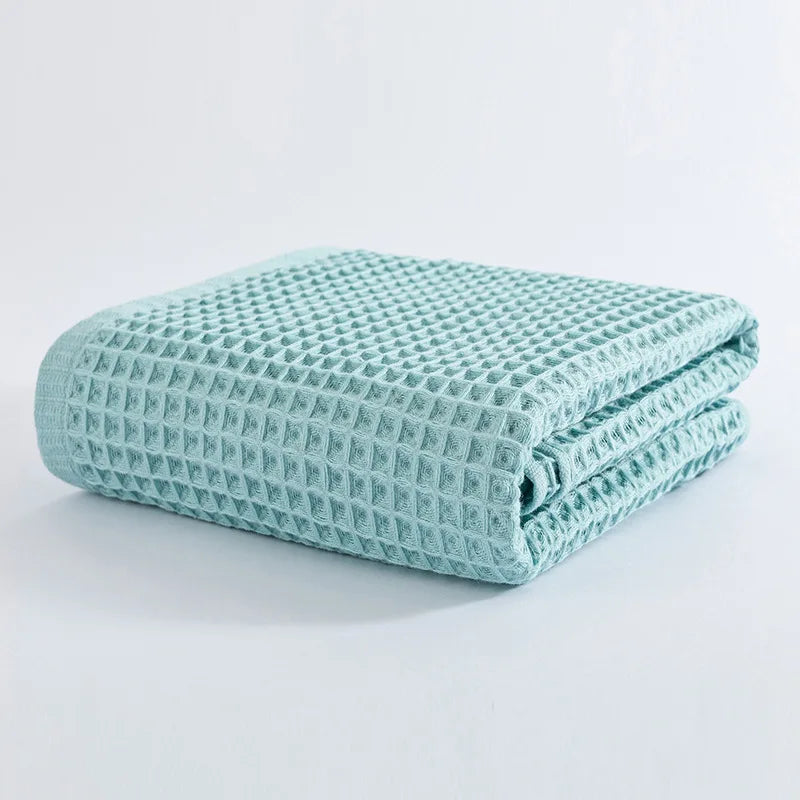 Serviette en coton gaufré nid d'abeille - Nesty (vue 6)