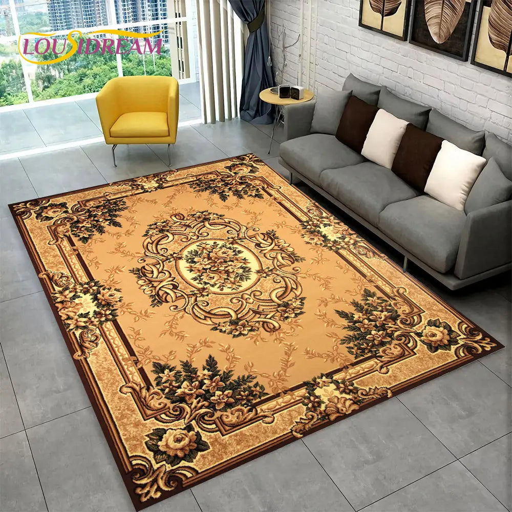 Tapis bohème multicolore pour salon et chambre - Nesty (vue 10)