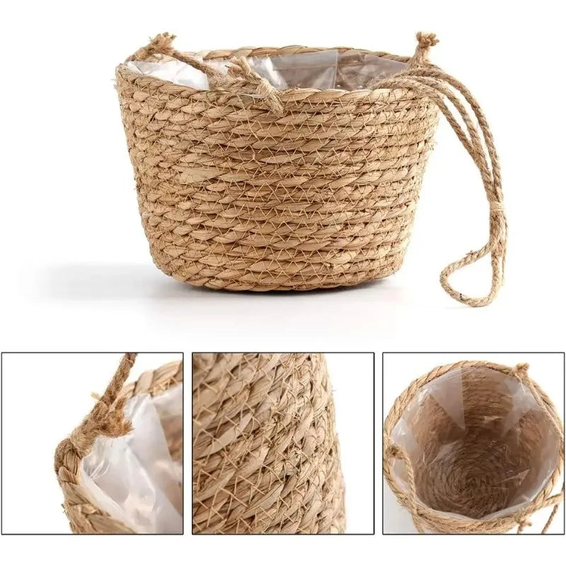 Suspension macramé en jute pour plantes - Nesty (vue 5)