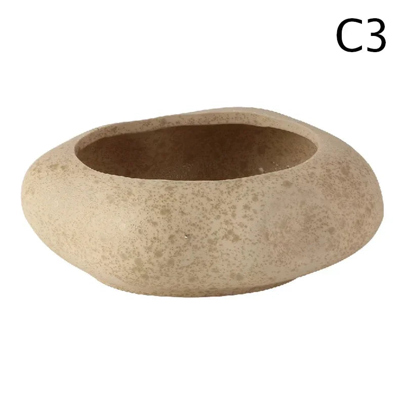 Vase céramique forme graine de lotus, esprit ikebana - Nesty (vue 21)