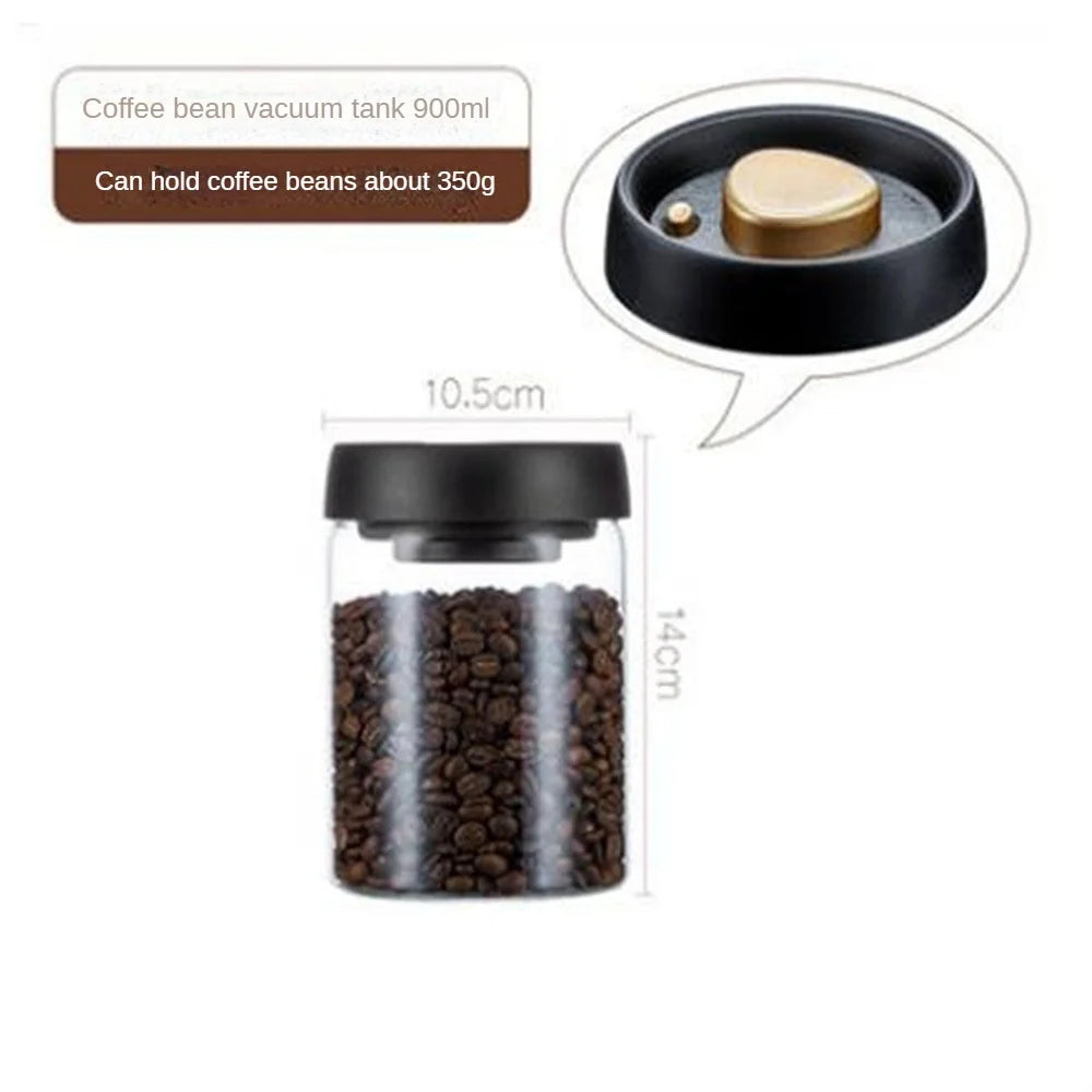 Boîte hermétique en verre pour café en grains Nesty (vue 9)
