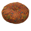 Gros coussin de sol en coton et lin épais Nesty - Esprit marocain (vue 7)