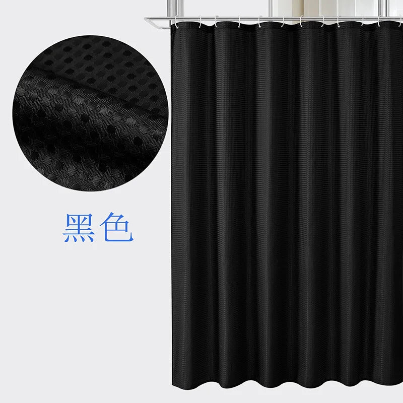 Rideau de douche gaufré — texture nid d'abeille imperméable - Nesty (vue 11)