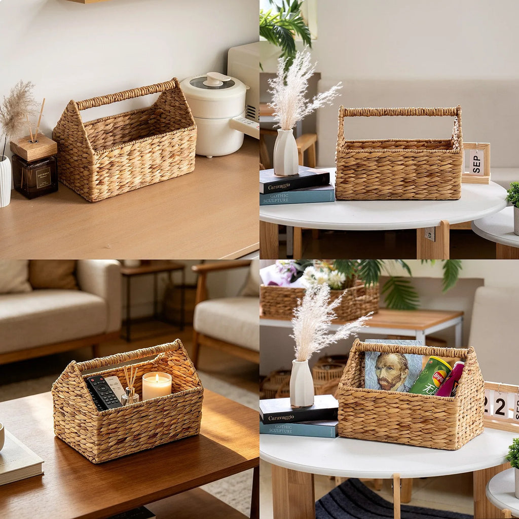 Panier de rangement suspendu en corde tressée (vue 6) - Nesty