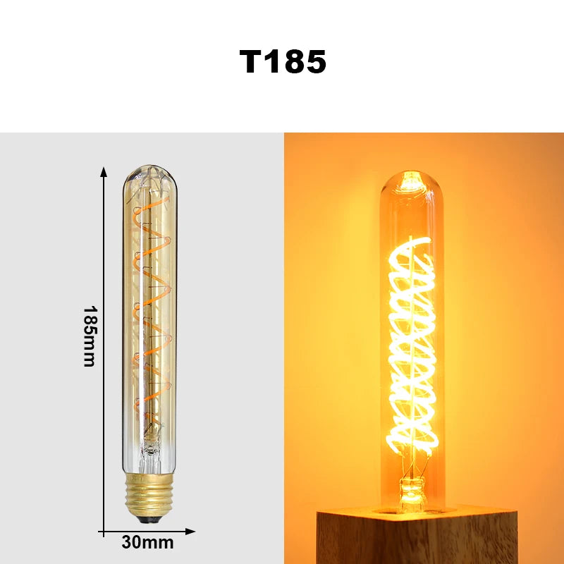 Ampoule LED Edison vintage Nesty - Filament rétro E27 à lumière chaude (vue 18)