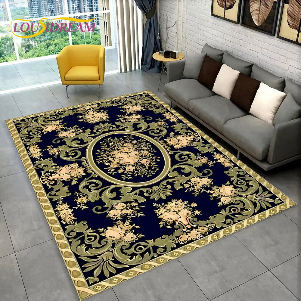 Tapis bohème multicolore pour salon et chambre Nesty (vue 16)