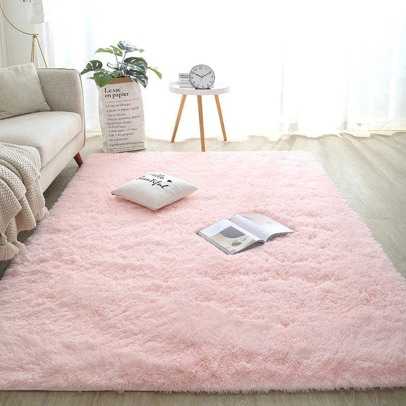 Tapis moelleux à motif géométrique Nesty - Style nordique (vue 14)