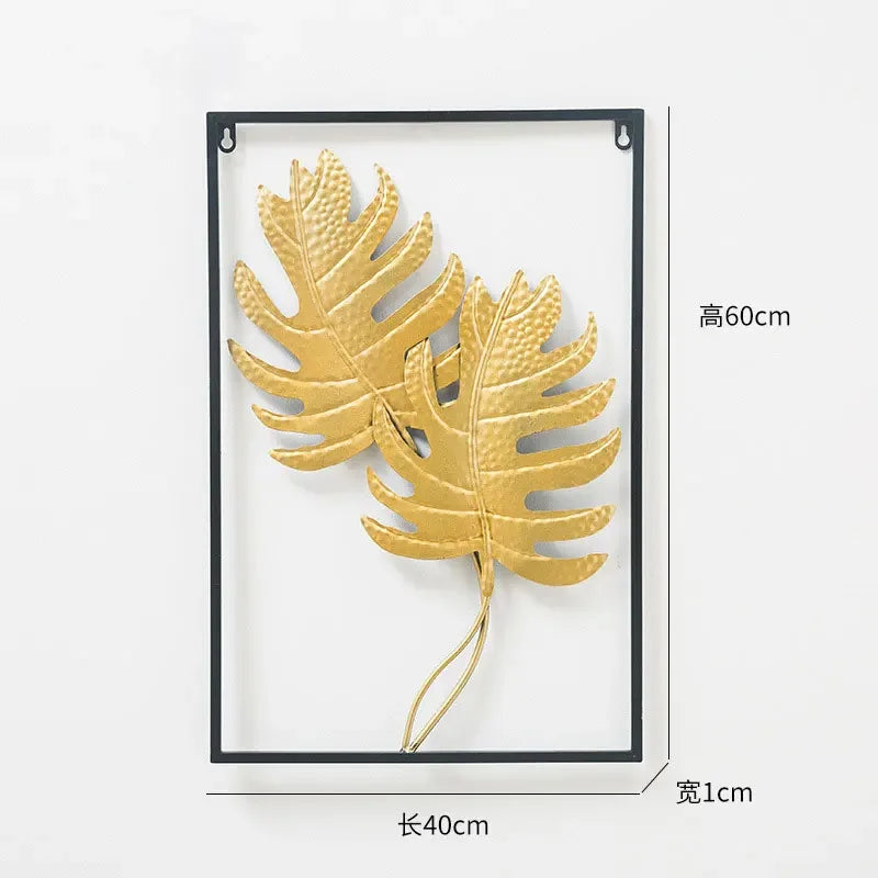 Pendentif mural en fer forgé Nesty - Motif végétal (vue 12)